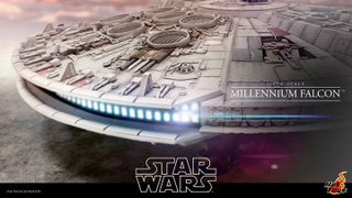 Illustration for article titled Crazy Millennium Falcon Toy Is 18 FEET LONG